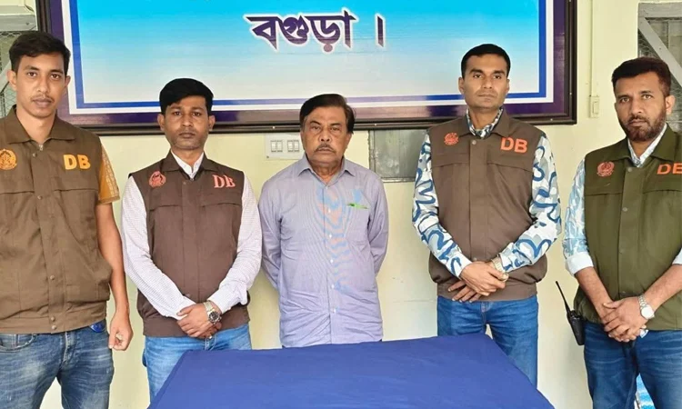বগুড়ার সাবেক এমপি শরিফুল ইসলাম জিন্নাহ গ্রেপ্তার