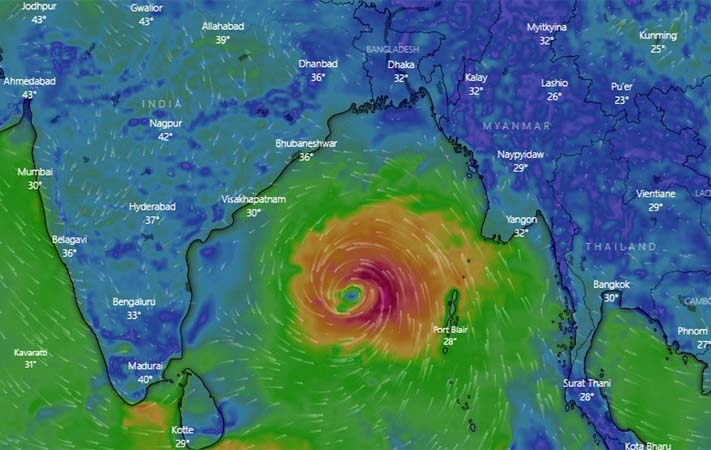 ধেয়ে আসছে ঘূর্ণিঝড় ‘মোন্থা’, ২ নম্বর হুঁশিয়ারি সংকেত