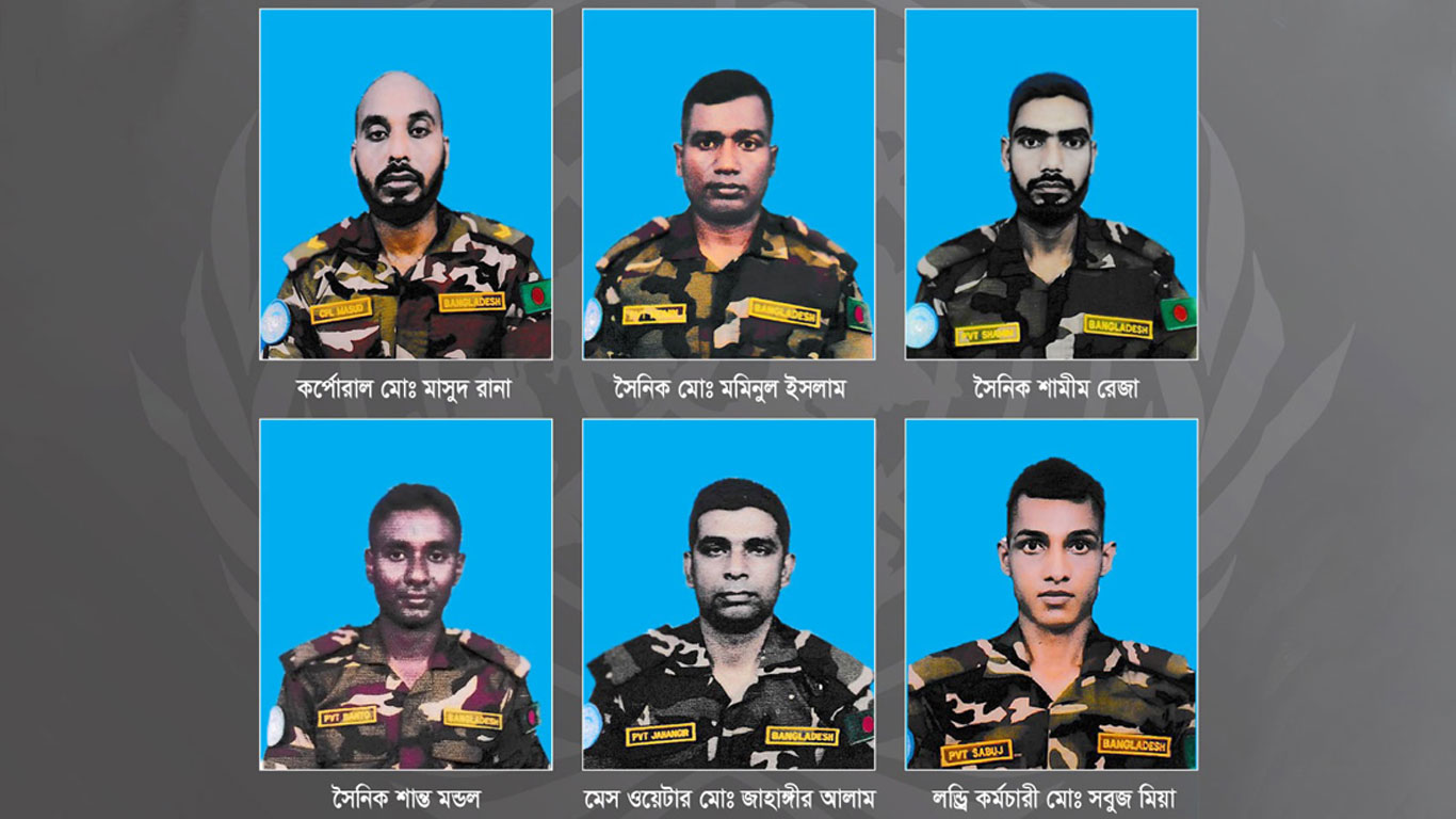 সুদানে হতাহত শান্তিরক্ষীদের পরিচয় জানাল আইএসপিআর