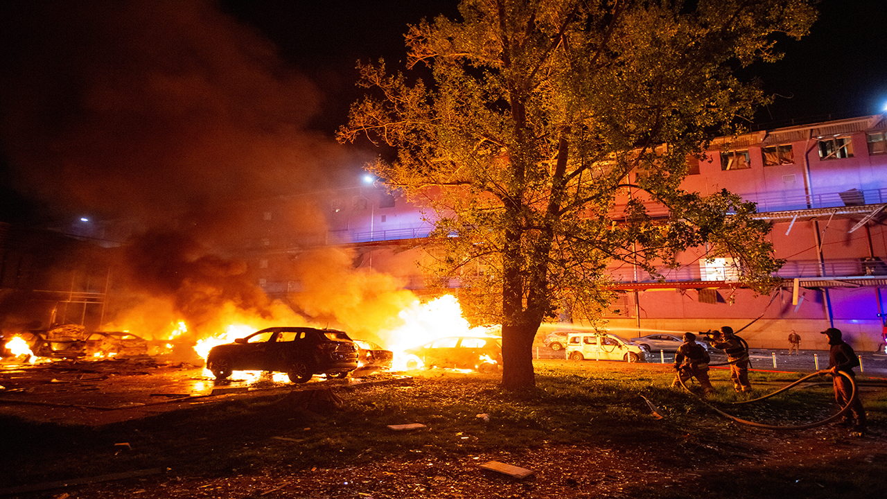 কিয়েভে ব্যাপক হামলা রাশিয়ার