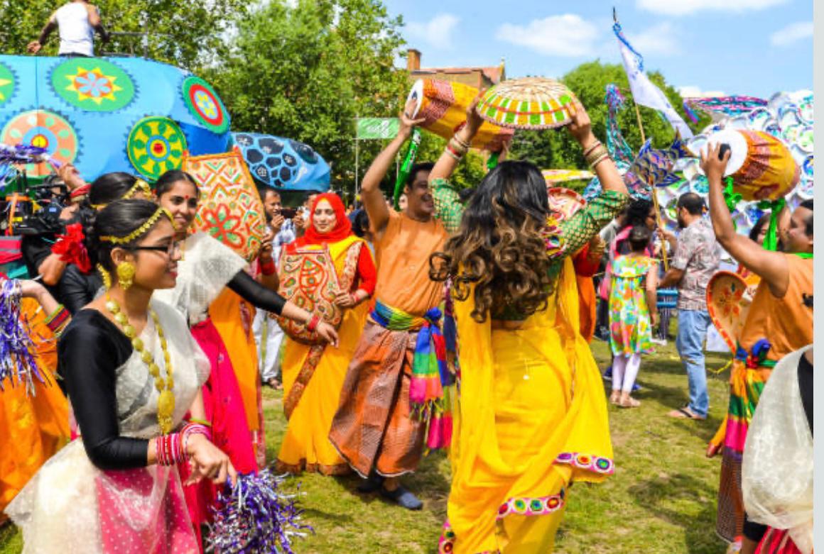 লন্ডনের বুকে বৈশাখের রং