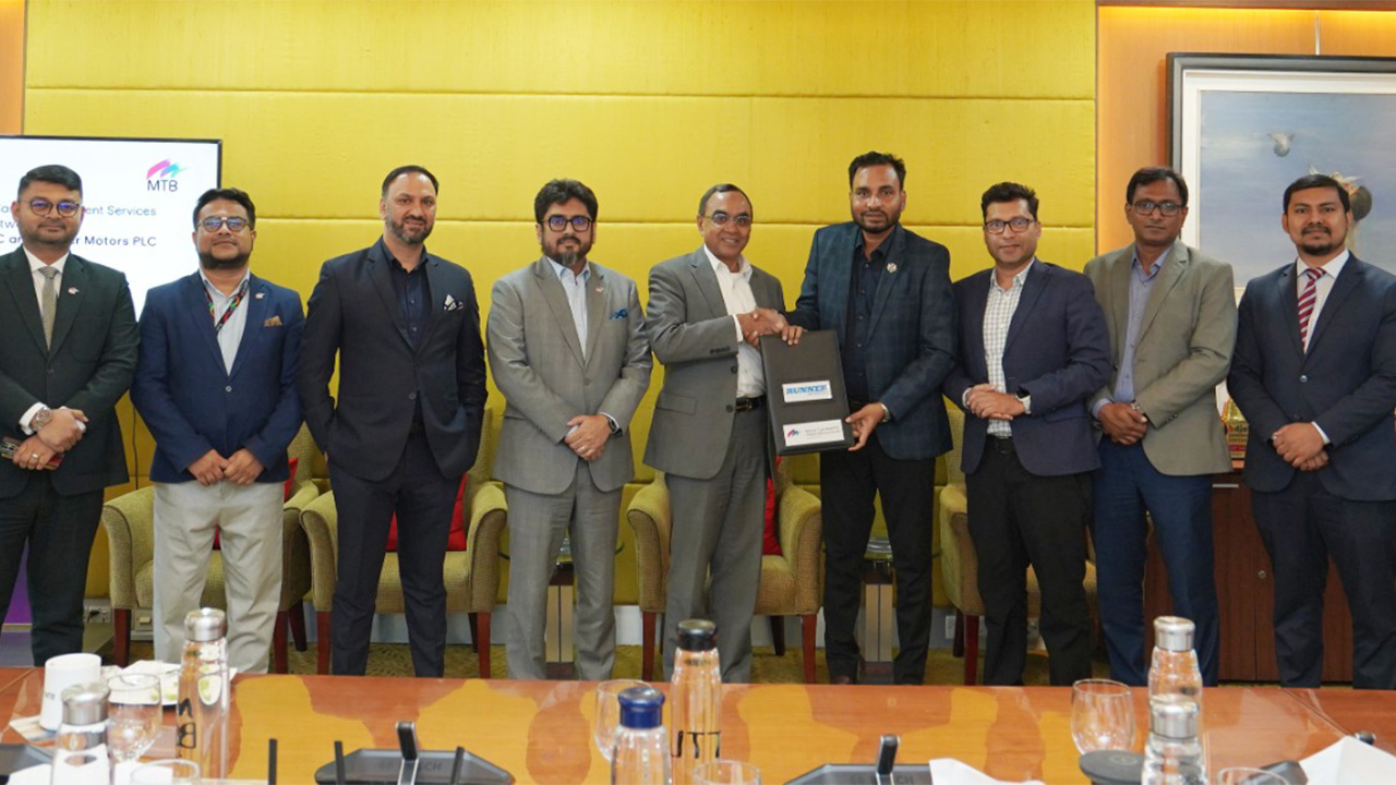 রানার মোটরস ও এমটিবির মধ্যে ক্যাশ ম্যানেজমেন্ট সেবা চুক্তি স্বাক্ষর