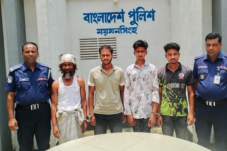 ময়মনসিংহে বিএনপি কর্মী হত্যা, জামায়াত নেতার ছেলেসহ গ্রেপ্তার ৪