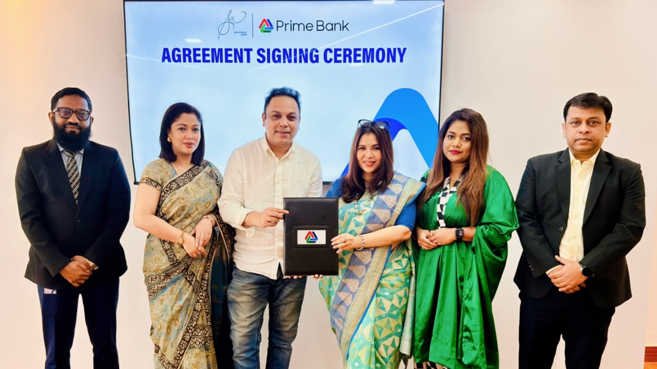 নীরা গ্রাহকদের বিশেষ সুবিধা দিতে শাহরুখ আমিনের সঙ্গে প্রাইম ব্যাংকের চুক্তি