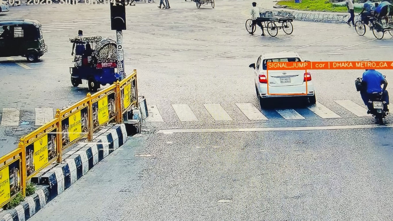 রাজধানীর সড়কে এআই ক্যামেরা যেভাবে কাজ করছে