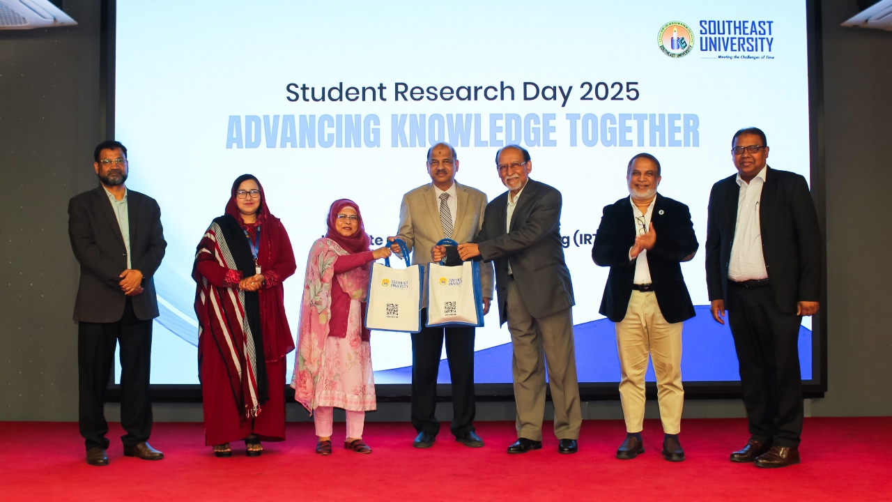 সাউথইস্ট ইউনিভার্সিটিতে ‘স্টুডেন্ট রিসার্চ ডে’ অনুষ্ঠিত