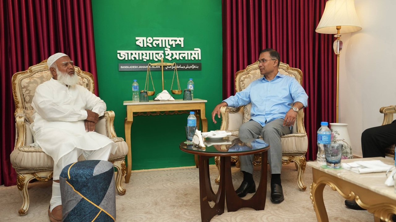 জামায়াতে ইসলামীর আমির ডা. শফিকুর রহমান ও বিএনপি চেয়ারম্যান তারেক রহমান। ছবি: ফেসবুক