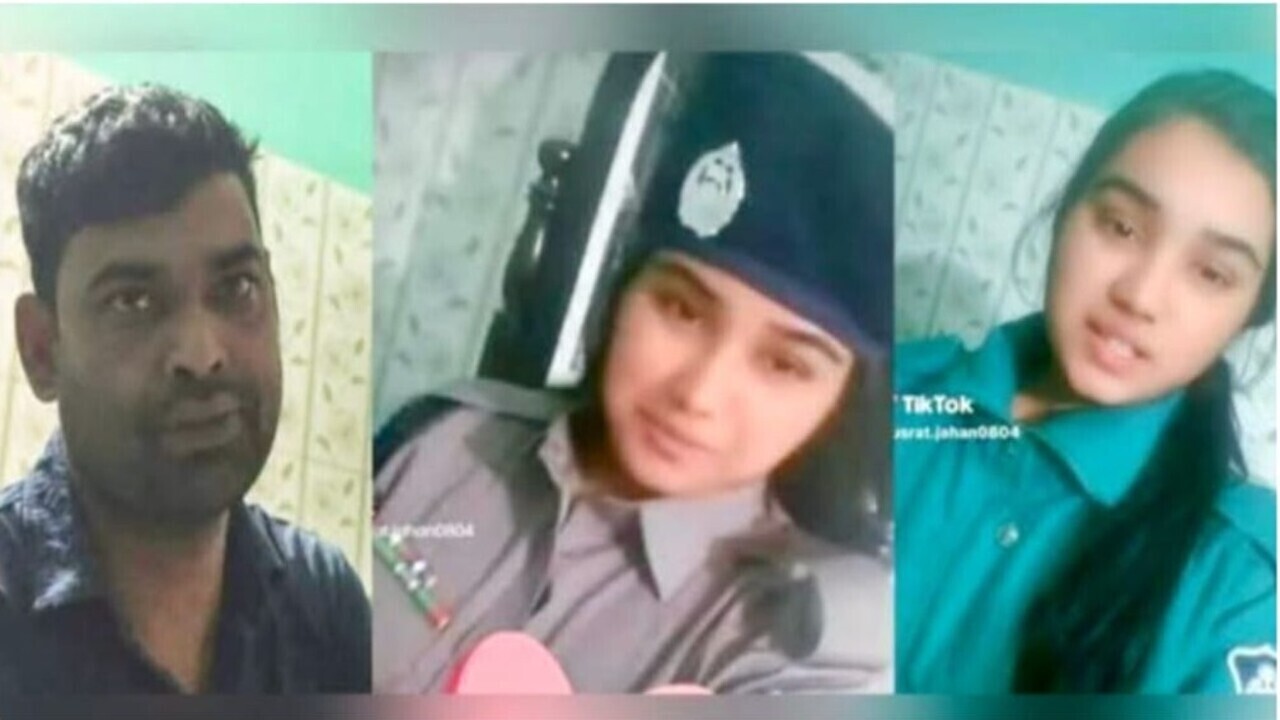 পুলিশের ইউনিফর্ম পরে টিকটক করলেন স্ত্রী, কনস্টেবল প্রত্যাহার