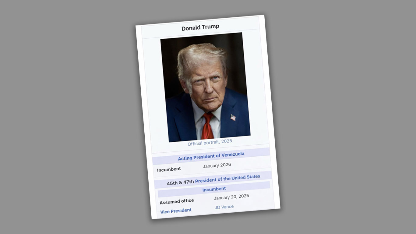 ভেনেজুয়েলার ‘ভারপ্রাপ্ত প্রেসিডেন্ট’ দাবি করে ট্রাম্পের পোস্ট
