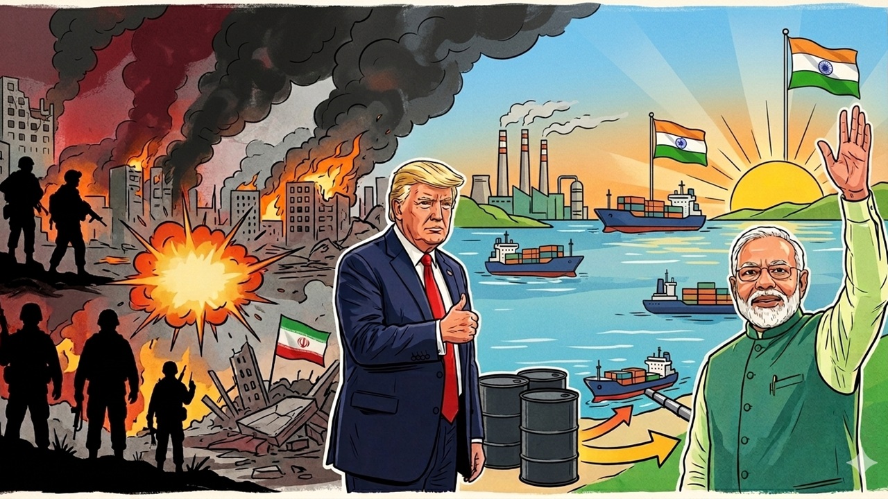 ইরানের সর্বনাশ, ভারতের পৌষ মাস!