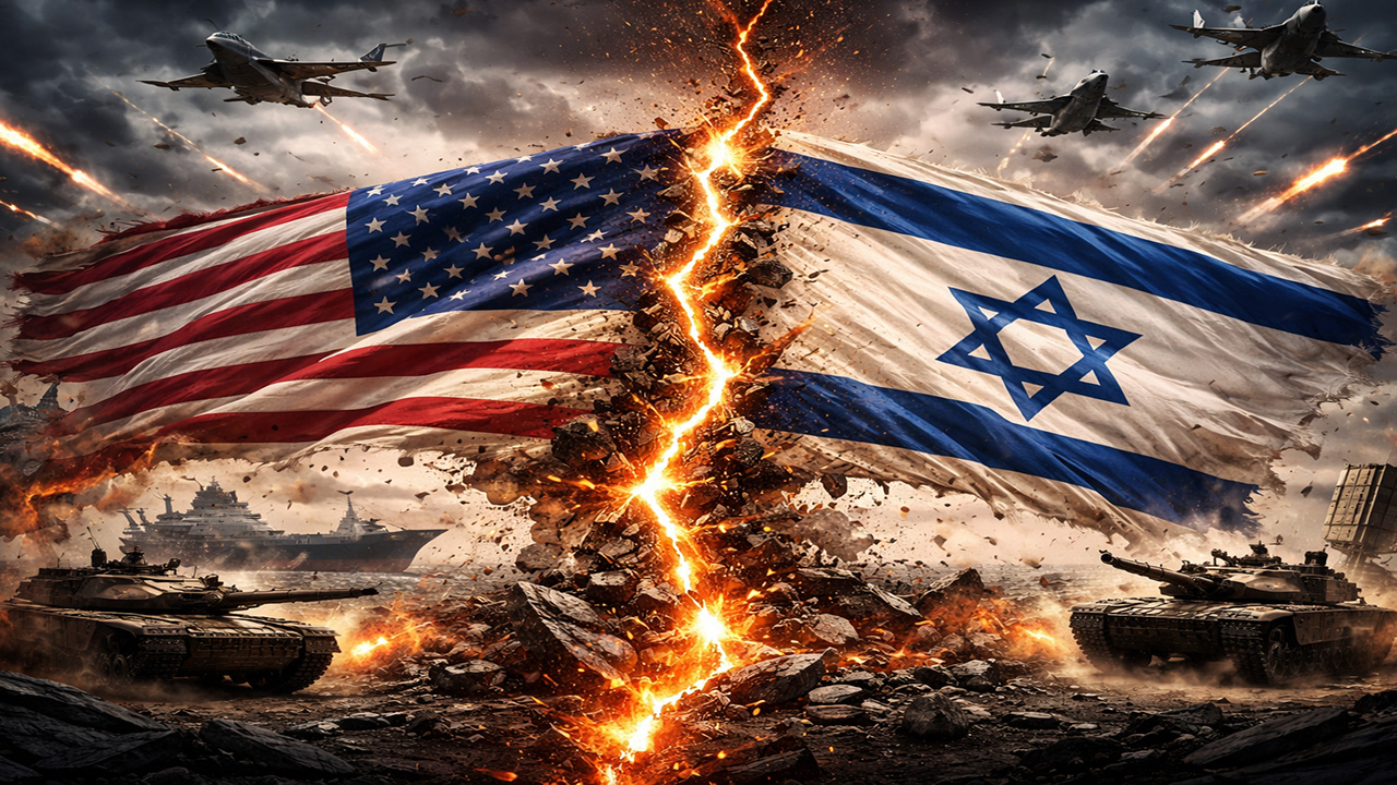 যুক্তরাষ্ট্র-ইসরায়েল সামরিক শক্তি ভাঙনের ইঙ্গিত